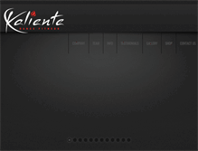 Tablet Screenshot of kalientedancefitness.com